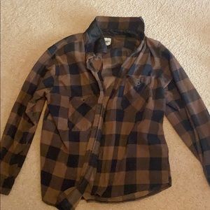 v soft plaid flannel